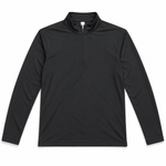 Load image into Gallery viewer, Lift Threadz Reserve QTR Zip in Black, front view