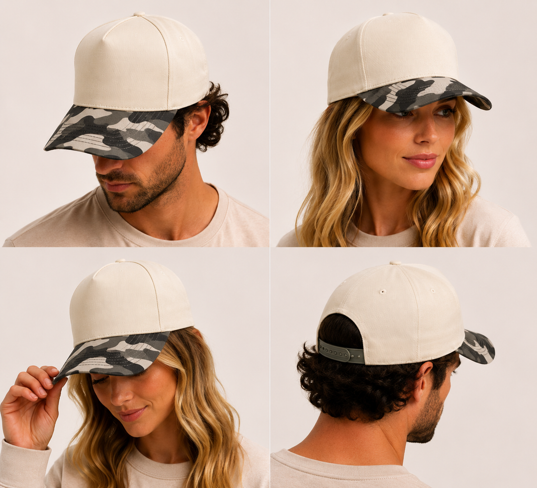 Classic 5 panel Snapback