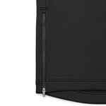 Load image into Gallery viewer, The Standard Crew in Black, side zipper detail
