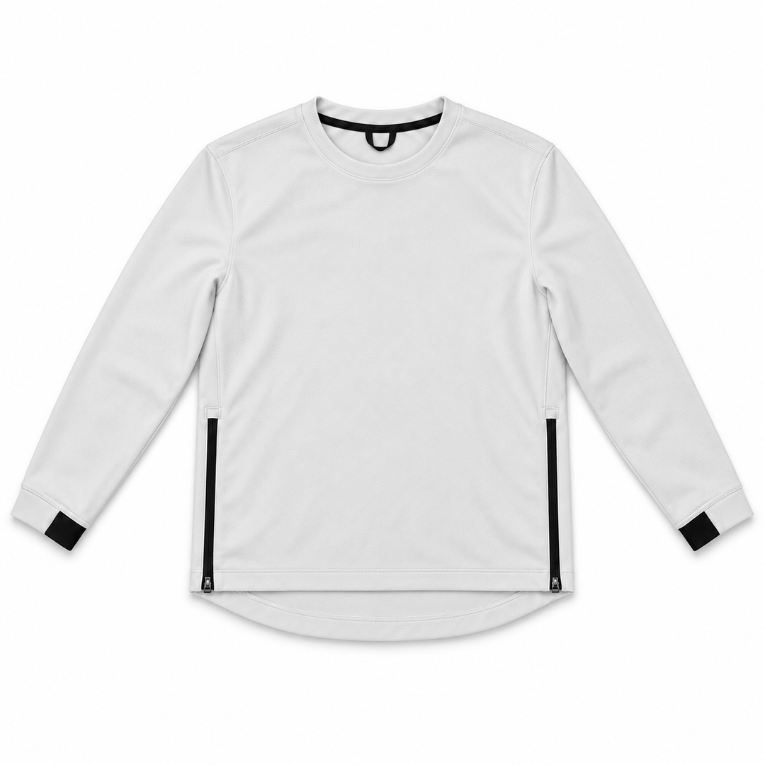 The Standard Crew in Silver, front view